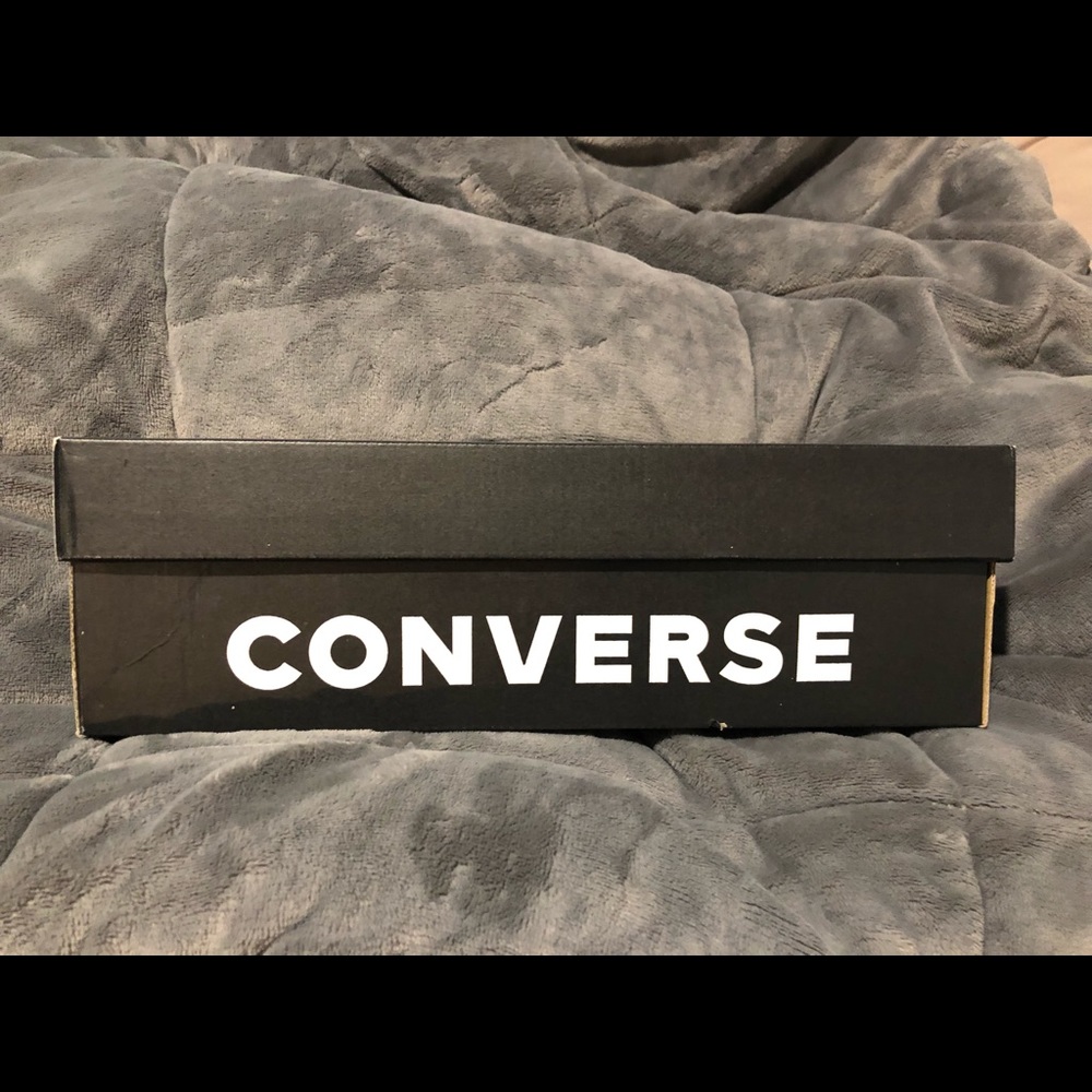 Black high top converse